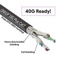 thumbnail image 5 of LINKUP - [Testé avec CableAnalyzer Versiv] Cat7 Câble de Brassage Ethernet -10 FT (1 Pack) 10G Double Blindage RJ45 S/FTP, 5 of 5