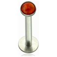 thumbnail image 1 of Labret Monroe Push In design with Soft Enamel Back for Comfort and Opalite Synth, 1 of 8