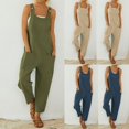 thumbnail image 2 of Jumpsuits For Women Sleeveless Backless Spaghetti Strap Wide Leg Pants, 2 of 5