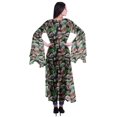thumbnail image 4 of Moomaya Viscose Georgette Printed Long Shrug Slit Sleeves Cardigans For Women, 4 of 5