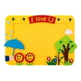 thumbnail image 3 of Rongfmy DIY Picture Frame Craft Frames Set Photo Frame for Bedroom Shelf Arts Crafts I Love You Yellow, 3 of 9