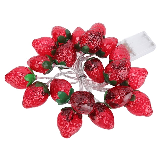 20 LEDs Fruit String Lights, Soft Low Power Consumption 9.8ft Beautiful LED Fruit String Lights For Christmas