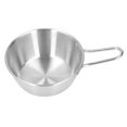 thumbnail image 1 of Bol, Style Coréen Pratique Anti Échaudage en Acier Inoxydable Simple Conception Simple Bol à Soupe pour le Camping Argent, 1 of 8