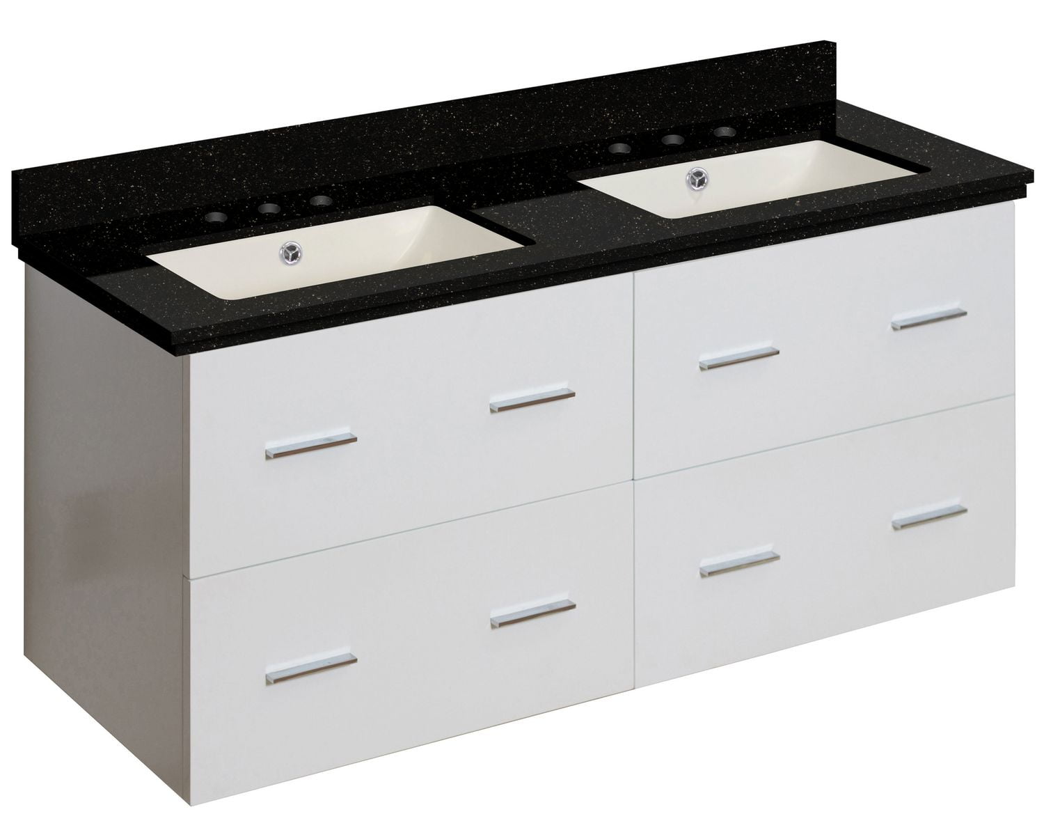 American Imaginations 47.5-in. W Vanity Set White AI-18915
