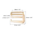 thumbnail image 2 of Unique Bargains 1.5' 38mm Webbing Release G Hook Buckle Adjusters for Backpack Strap, 8Pack Gold Tone, 2 of 5