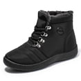 thumbnail image 4 of Bottes pour Femmes Nouvelles Chaussures de Randonnée d'Hiver Chaudes Bottes de Neige pour Femmes à Lacets Chaussures Décontractées pour Femmes Bottes pour Femmes en Liquidation, 4 of 9