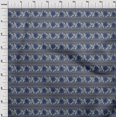 thumbnail image 3 of oneOone Georgette Viscose Fabric Leaves & Floral Block Print Fabric By Yard 42 Inch Wide, 3 of 4