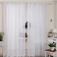 thumbnail image 3 of 2pcs Sheer Net Curtains Panels Drop Modern Eyelet Plain Solid Filtering Window Drapes for Bedroom Livingroom Home, 3 of 5
