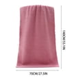 thumbnail image 4 of RXIRUCGD Serviette de Bain Deluxe Ultra Douce en Coton Haute Absorption Inclut Serviette 27.5X55. Po, 4 of 4