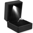 thumbnail image 3 of LED Ring Box Illuminée Boîte à Bagues pour Demande de Mariage avec Éclairage Intérieur LED pour Mariage de Fiançailles, 3 of 7