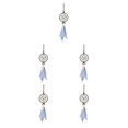 thumbnail image 3 of maskred Feather Pendants Wind Chimes For Positive Energy Lucky Meaning Durable And Practical Beautiful Blended Dream Catchers MS9191 5Set, 3 of 6