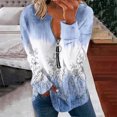 thumbnail image 1 of 2023 Chandail de Mode pour Femmes Rabais de 50 % Liquidation Hauts pour Femmes Automne Manches Longues Chandail Ample Chemise Chic Décontractée Chandails à Col Rond pour Dames, 1 of 5