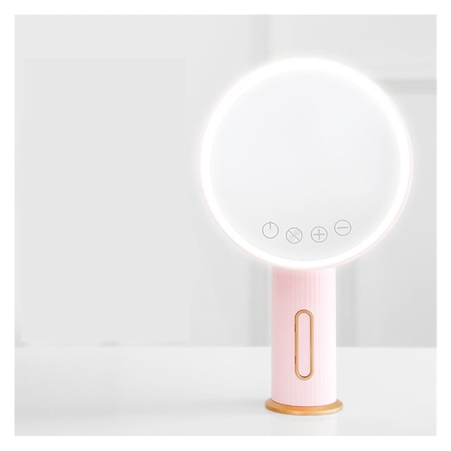 Lampe de Maquillage LED 3 Couleurs avec Support Rechargeable, Lampe de Voyage Portable avec Interrupteur, Lampe de Table Cosmétique, Utilisation Grand