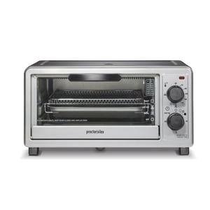 Proctor Silex Simply-Crisp™ Air Fryer Toaster Oven, 4-Slice Capacity, 275 Cu. In. Interior (1 Unit), 1200W, Silver, Model 31265