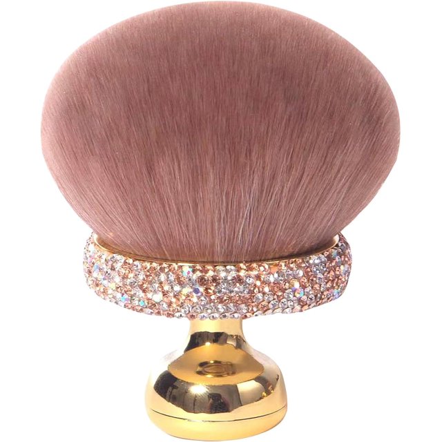 Extra Large Body Self Tanner Makeup Brush, 3 Inch Wide-headed Self Tanning Kabuki Blend Brush for Powder, Blusher, Foundation, Bronzer, Self Tan Face, Body, Leg and Back Applicator (Diamonds)