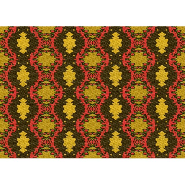 Ahgly Tapis Rectangulaire Lavable en Machine Intérieur Transitionnel Rouge Bordeaux, 4 Pieds x 6 Pieds
