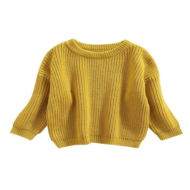 Les Garçons Tout-Petits Filles Tricot Pull Sweat Oversize Automne Hiver Pulls