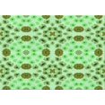 thumbnail image 1 of Ahgly Tapis Rectangulaire Lavable en Machine Intérieur Vert Jade Transitionnel, 2 Pieds x 4 Pieds, 1 of 7