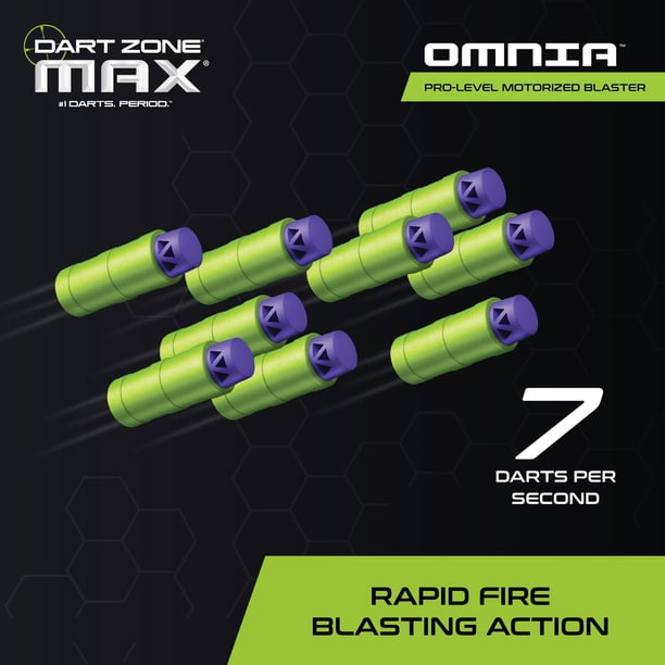 Dart Zone Max Omnia Pro Gen 3 Foam Dart Blaster–150 FPS Full