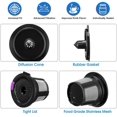 thumbnail image 4 of Jinsinto Tasses K Réutilisables, Lot de 4 Filtres à Café Réutilisables à Ajustement Universel avec Maille en Acier Inoxydable de Qualité Alimentaire, Dosettes de Café Réutilisables Écologiques pour Cafetières Keurig 1.0 et 2.0 (Noir), 4 of 5