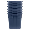 thumbnail image 4 of Rubbermaid 18 Gallon Stackable Storage Container, Dark Indigo Metallic, 6 Pack, 4 of 8