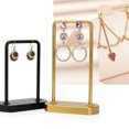 thumbnail image 2 of Wweixi Display Rack Necklace Holder Fine Workmanship Compact Size Exquisite Smooth Surface Pendant Stand Attractive Jewelry Supplies Gold, 2 of 6