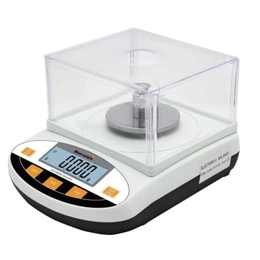 Bonvoisin Lab Analytical Balance 500gx0.001g High Precision Lab Scale Accurate Electronic Scientific Scale 1mg Digital Precision Weighing Scale Jewelry Scales with Windshield (500g, 0.001g)