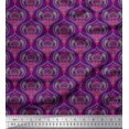thumbnail image 1 of Soimoi Rayon Fabric Moroccan Damask Printed Fabric 1 Yard 42 Inch Wide, 1 of 3