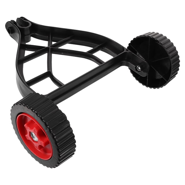LOLIPPYY Push Mower Wheel Black Round Lawn Trimming 1Set