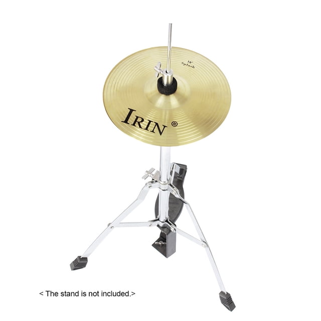 Amdohai 10" Brass Alloy Crash Ride Hi-Hat Cymbal for Drum
