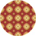 thumbnail image 1 of Ahgly Company Tapis d'Intérieur Lavables à la Machine, Carrés, Transitionnels, Rouges, 3 Pi Carrés, 1 of 7