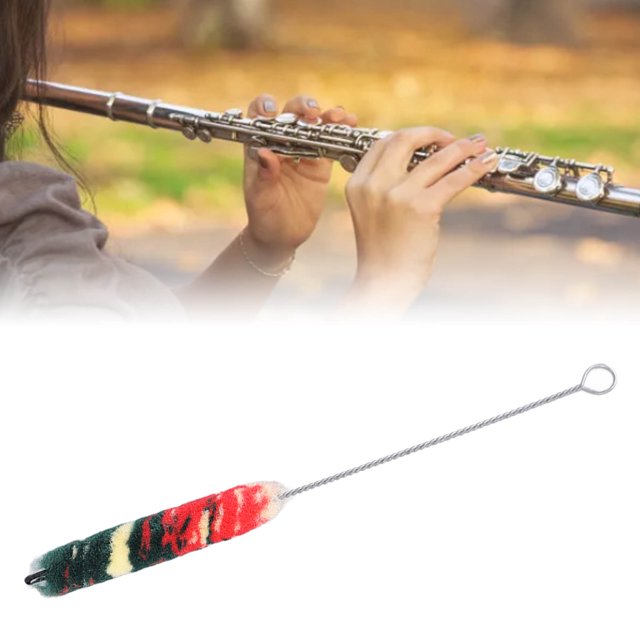 Piccolo Cleaning Brush, Essential Cotton Thread Piccolo Long Cleaning Brush Easy To Use for Music Lovers for Musical Instrument