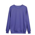 thumbnail image 4 of Yuyuzo Hauts d'Automne pour Femmes Chandails à Col Rond Manches Longues Chandail Uni à Enfiler T-Shirts Coupe Ample, 4 of 4