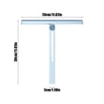 thumbnail image 3 of mtvxesu Foldable Handheld Rotatable Window Scraper for Glass Mirrors and Bathroom Countertops, 11.02X2.09X0.59In, 1 Pc, 3 of 7