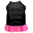 thumbnail image 1 of Robe Strass Pourrie Gâtée Noire avec Rose Vif XL (16), 1 of 1