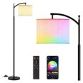 thumbnail image 1 of Floor Lamp With 3 Color Temperatures LED Bulb, Remote Control Standing Lights, Tall Industrial Floor Lamp Reading For Bedroom Office Living Room, 1 of 9