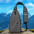 thumbnail image 5 of Fridja Clearance！ Men's Chest Bag and Multi Functional Backpack Sports and Leisure Lightweight and Trendy Single Shoulder Bag Men's Fashion Student Crossbody Bag, 5 of 5