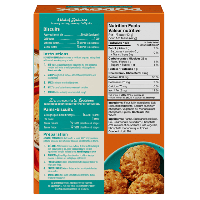 Popeyes Mélange à Pain-Biscuit