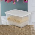 thumbnail image 2 of Sterilite Boîte de Rangement 55 L - Blanc 55 Litres, 2 of 3
