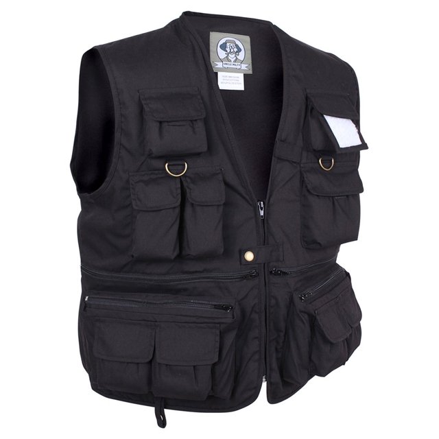 Rothco Veste de Voyage Uncle Milty - Noir, 3X-grande