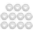 thumbnail image 1 of Unique Bargains Disques de Reliure en Plastique, Argent, Lot de 11, 1 of 6