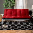 thumbnail image 1 of Furniture of America Brocko Fabric 8-Inch Innerspring Futon Mattress in Red, 1 of 1
