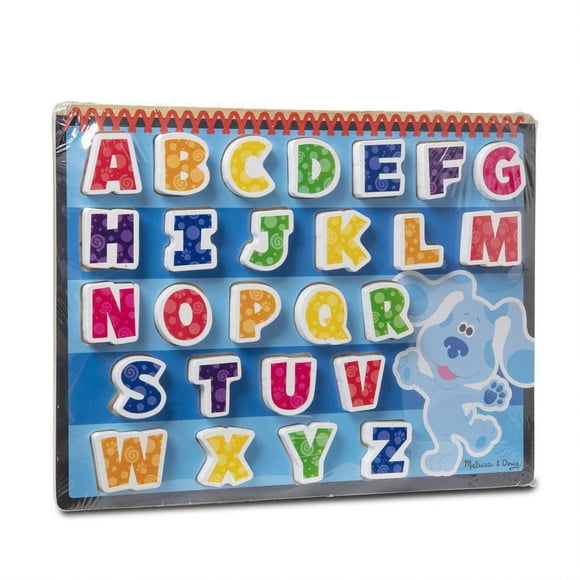 Melissa & Doug Blue's Clues & You! Wooden Chunky Puzzle - Alphabet