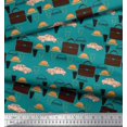 thumbnail image 3 of Soimoi Polyester Crepe Fabric Hat,Car & Suitcase Travel Decor Fabric Printed Yard 52 Inch Wide, 3 of 3