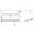 thumbnail image 3 of Avanities 23.66-in. W Rectangle Stainless Steel Towel Bar In Chrome Color AI-34610, 3 of 3