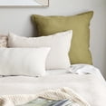 thumbnail image 2 of Bouclair Housse de Couette en Mousseline Blanc Cassé Ensemble Grand Lit, 2 of 4
