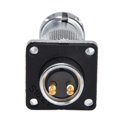 thumbnail image 3 of 2 Pin Metal Aviation Connector Adapter Waterproof Zinc Alloy WS16 Aviation Connector AC 500V, 3 of 14