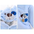 thumbnail image 4 of MIASHUI Barboteuse Ourson pour Bébé Combinaison d'Hiver Garçons Filles Chaude à Capuche, Bleu Pâle, 6-12 Mois, 4 of 4