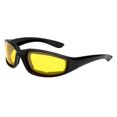 thumbnail image 2 of MOTORCYCLE GOGGLES SUNGLASSES SPORTS CHOPPERS PADDED MOTOR BIKE BIKERS CYCLE. Yellow, 2 of 8