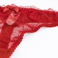 thumbnail image 3 of Sous-vêtements pour Femmes en Maille Transparente Lingerie Broderie Soutien-Gorge et String et Bas, 3 of 5